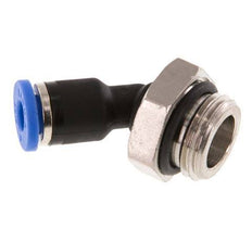 4mm x G1/4'' 45deg Winkelsteckverschraubung mit Außengewinde Messing/PA 66 NBR [2 Stück]