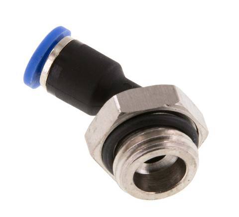 4mm x G1/4'' 45deg Elbow Push-in Fitting with Male Threads Brass/PA 66 NBR [2 Pieces]