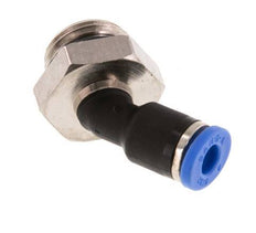 4mm x G1/4'' 45deg Winkelsteckverschraubung mit Außengewinde Messing/PA 66 NBR [2 Stück]
