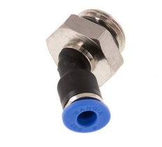 4mm x G1/4'' 45deg Winkelsteckverschraubung mit Außengewinde Messing/PA 66 NBR [2 Stück]
