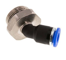 6mm x G3/8'' 45Grad Winkel-Steckverschraubung mit Außengewinde Messing/PA 66 NBR [2 Stück]