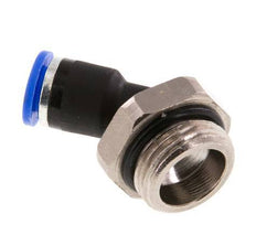 6mm x G3/8'' 45Grad Winkel-Steckverschraubung mit Außengewinde Messing/PA 66 NBR [2 Stück]