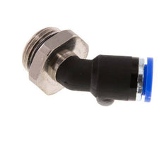 8mm x G3/8'' 45Grad Winkel-Steckverschraubung mit Außengewinde Messing/PA 66 NBR [2 Stück]