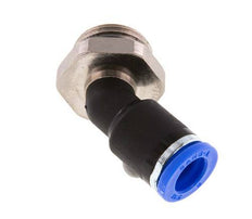 8mm x G3/8'' 45deg Elbow Push-in Fitting with Male Threads Brass/PA 66 NBR [2 Pieces]