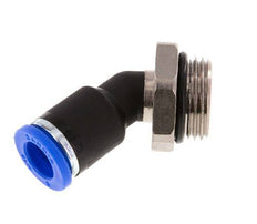 8mm x G3/8'' 45deg Elbow Push-in Fitting with Male Threads Brass/PA 66 NBR [2 Pieces]