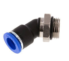 10mm x G3/8'' 45Grad Winkel-Steckverschraubung mit Außengewinde Messing/PA 66 NBR [2 Stück]
