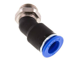 12mm x G3/8'' 45Grad Winkel-Steckverschraubung mit Außengewinde Messing/PA 66 NBR [2 Stück]