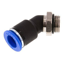 12mm x G3/8'' 45Grad Winkel-Steckverschraubung mit Außengewinde Messing/PA 66 NBR [2 Stück]