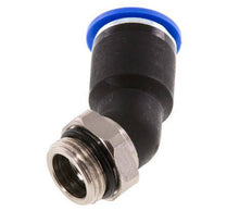 12mm x G3/8'' 45Grad Winkel-Steckverschraubung mit Außengewinde Messing/PA 66 NBR [2 Stück]