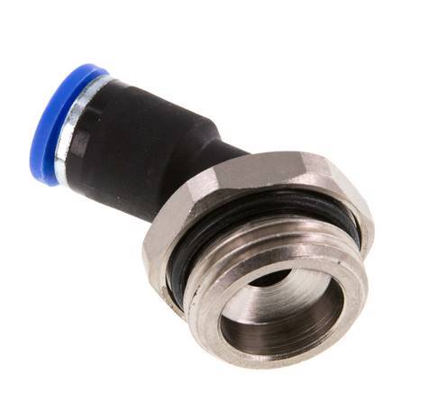 8mm x G1/2'' 45Grad Winkel-Steckverschraubung mit Außengewinde Messing/PA 66 NBR [2 Stück]