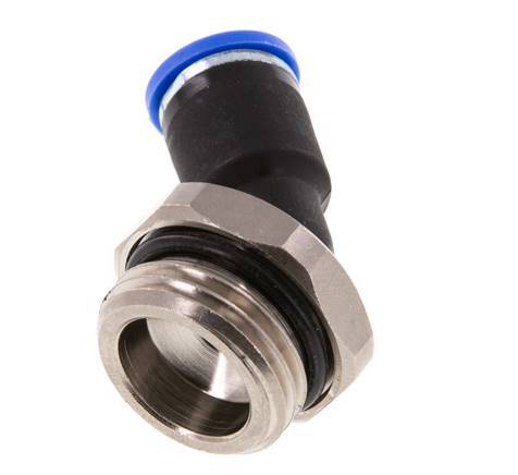 8mm x G1/2'' 45Grad Winkel-Steckverschraubung mit Außengewinde Messing/PA 66 NBR [2 Stück]