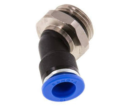 10mm x G1/2'' 45Grad Winkel-Steckverschraubung mit Außengewinde Messing/PA 66 NBR [2 Stück]