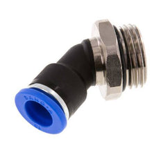 10mm x G1/2'' 45Grad Winkel-Steckverschraubung mit Außengewinde Messing/PA 66 NBR [2 Stück]