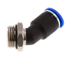 12mm x G1/2'' 45deg Elbow Push-in Fitting with Male Threads Brass/PA 66 NBR