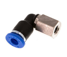 4mm x M 5 90Grad Winkel-Steckverschraubung mit Innengewinde Messing/PA 66 NBR drehbar [2 Stück]