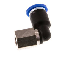 4mm x M 5 90Grad Winkel-Steckverschraubung mit Innengewinde Messing/PA 66 NBR drehbar [2 Stück]