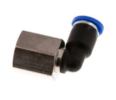 4mm x G1/8'' 90deg Winkel Steckverschraubung mit Innengewinde Messing/PA 66 NBR drehbar [2 Stück]