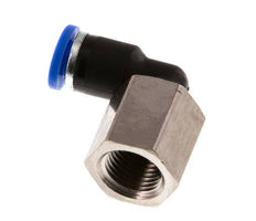 4mm x G1/8'' 90deg Winkel Steckverschraubung mit Innengewinde Messing/PA 66 NBR drehbar [2 Stück]