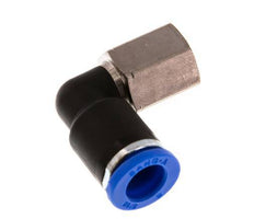 8mm x G1/8'' 90deg Elbow Push-in Fitting with Female Threads Brass/PA 66 NBR Rotatable [2 Pieces]