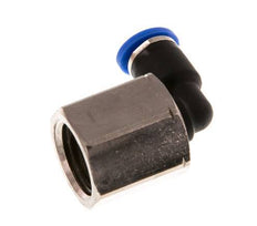 4mm x G1/4'' 90deg Elbow Push-in Fitting with Female Threads Brass/PA 66 NBR Rotatable [2 Pieces]