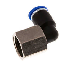 8mm x G3/8'' 90deg Winkel Steckverschraubung mit Innengewinde Messing/PA 66 NBR drehbar [2 Stück]