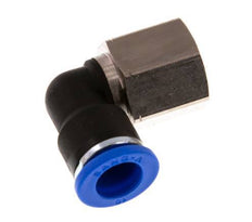 10mm x G3/8'' 90deg Winkel Steckverschraubung mit Innengewinde Messing/PA 66 NBR drehbar [2 Stück]