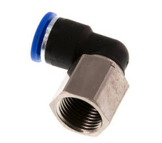 10mm x G3/8'' 90deg Winkel Steckverschraubung mit Innengewinde Messing/PA 66 NBR drehbar [2 Stück]