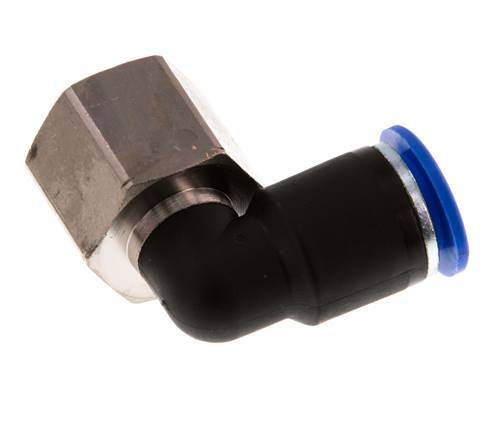 12mm x G1/2'' 90deg Winkel-Steckverschraubung mit Innengewinde Messing/PA 66 NBR drehbar