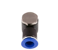 12mm x R3/8'' 90deg Winkel L-Form Steckverschraubung mit Außengewinde Messing/PA 66 NBR Drehbar