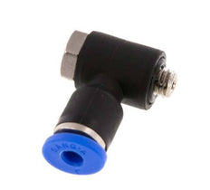 3mm x M 5 90Grad Winkel L-Form Steckverschraubung mit Außengewinde Messing/PA 66 NBR drehbar [2 Stück]