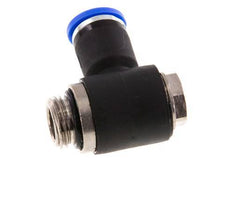 8mm x G1/4'' 90deg Winkel L-Form Steckfitting mit Außengewinde Messing/PA 66 NBR drehbar [2 Stück]