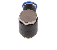 10mm x G3/8'' 90deg Winkel L-Form Steckfitting mit Außengewinde Messing/PA 66 NBR drehbar [2 Stück]