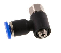 3mm x M 5 Elbow Push-in Fitting with Male-Female Threads Brass/PA 66 NBR [2 Pieces]