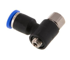 3mm x M 5 Elbow Push-in Fitting with Male-Female Threads Brass/PA 66 NBR [2 Pieces]