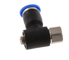 3mm x M 5 Elbow Push-in Fitting with Male-Female Threads Brass/PA 66 NBR [2 Pieces]