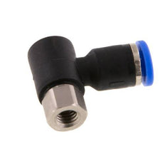3mm x M 5 Winkel-Steckverschraubung mit Außen-Innengewinde Messing/PA 66 NBR [2 Stück]