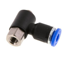 4mm x M 5 Winkel-Steckverschraubung mit Außen-Innengewinde Messing/PA 66 NBR [2 Stück]