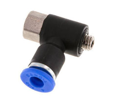 4mm x M 5 Winkel-Steckverschraubung mit Außen-Innengewinde Messing/PA 66 NBR [2 Stück]