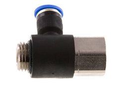 6mm x G1/4'' Winkel-Steckverschraubung mit Außen-Innengewinde Messing/PA 66 NBR [2 Stück]