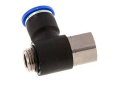 10mm x G1/4'' Winkel-Steckverschraubung mit Außen-Innengewinde Messing/PA 66 NBR [2 Stück]