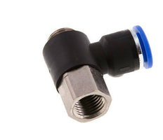 10mm x G1/4'' Winkel-Steckverschraubung mit Außen-Innengewinde Messing/PA 66 NBR [2 Stück]