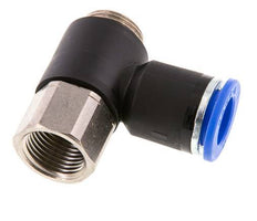 12mm x G3/8'' Elbow Push-in Fitting with Male-Female Threads Brass/PA 66 NBR
