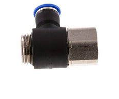 10mm x G1/2'' Winkel-Steckverschraubung mit Außen-Innengewinde Messing/PA 66 NBR