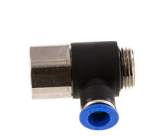 10mm x G1/2'' Winkel-Steckverschraubung mit Außen-Innengewinde Messing/PA 66 NBR