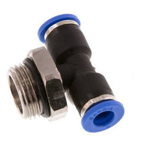 6mm x G3/8'' Inline T-Steckverschraubung mit Außengewinde Messing/PA 66 NBR drehbar [2 Stück]