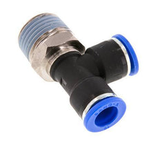 10mm x R1/2'' Right Angle Tee Push-in Fitting with Male Threads Brass/PA 66 NBR Rotatable