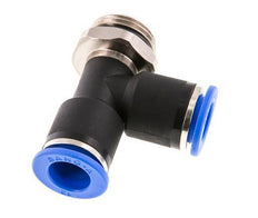 12mm x G1/2'' rechtwinkliges T-Stück Steckverschraubung mit Außengewinde Messing/PA 66 NBR drehbar