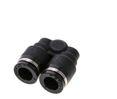 8mm x R1/8'' Y Push-in Fitting with Male Threads Brass/PBT NBR Rotatable