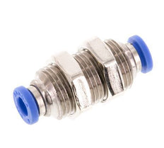 4mm Steckverschraubung Messing/PA 66 NBR Bulkhead [2 Stück]