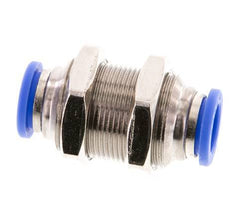 10mm Steckverschraubung Messing/PA 66 NBR Schottverschraubung